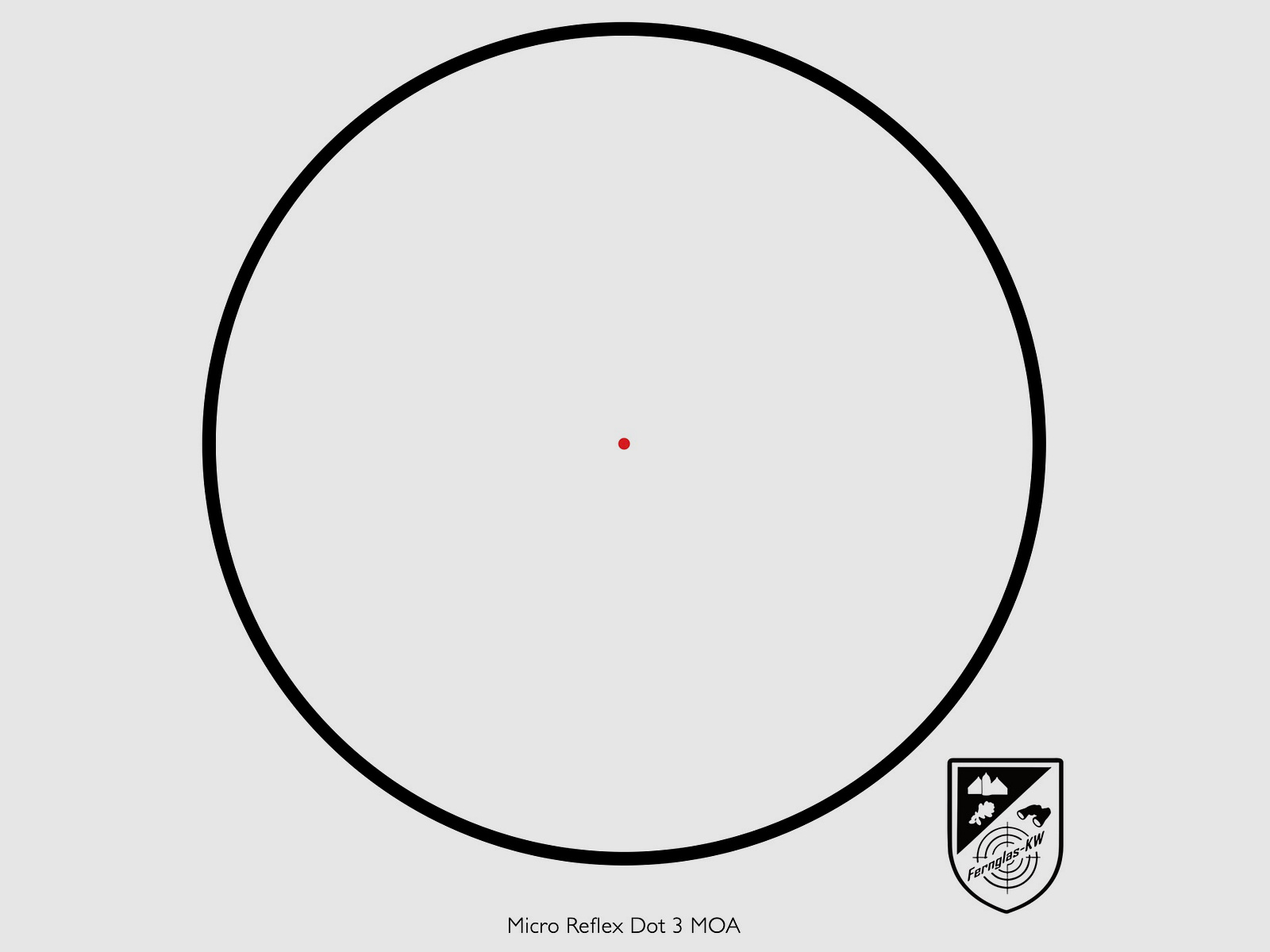 HAWKE Red Dot Sight 12127 Endurance 1x25 Weaver 3 MOA