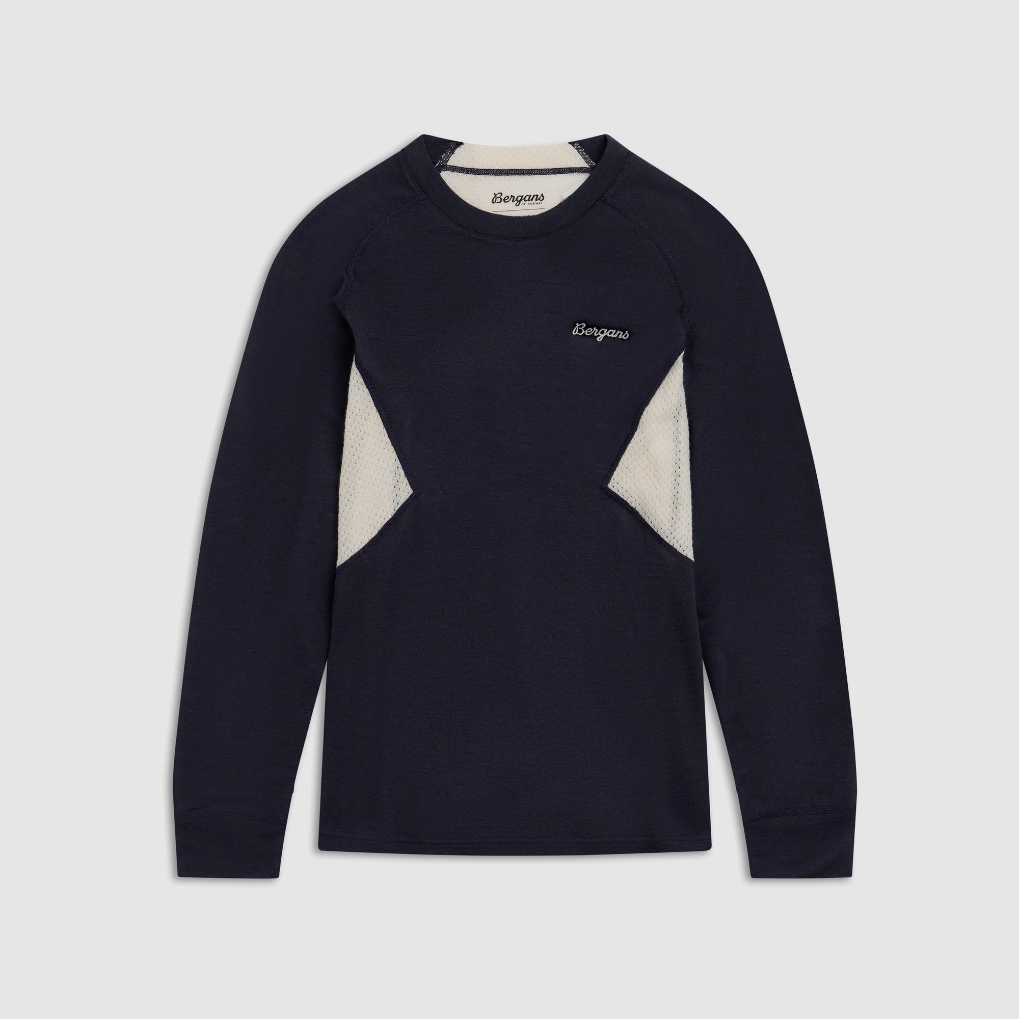 Bergans Inner:Pure Merino L/S Thermoshirt Women Dark Navy/Cream XL