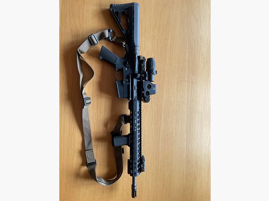 Schmeisser AR 15 Dynamic 14.5 mit Eotech + Magnifier 
