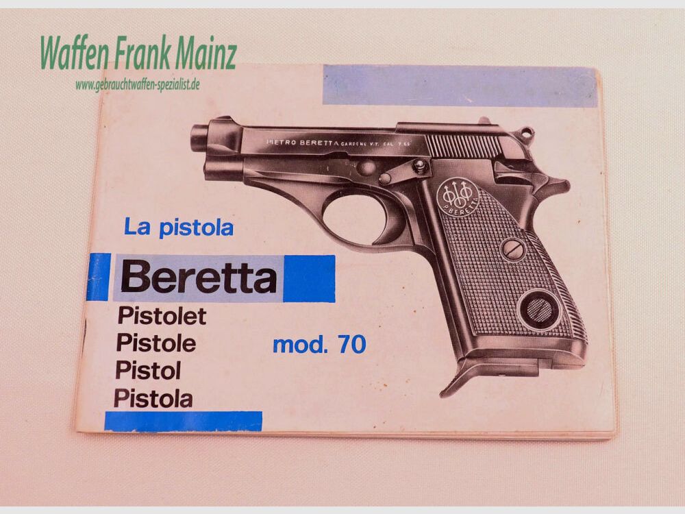 Beretta - Gardone/Italien Bedienungsanleitung Mod. 70