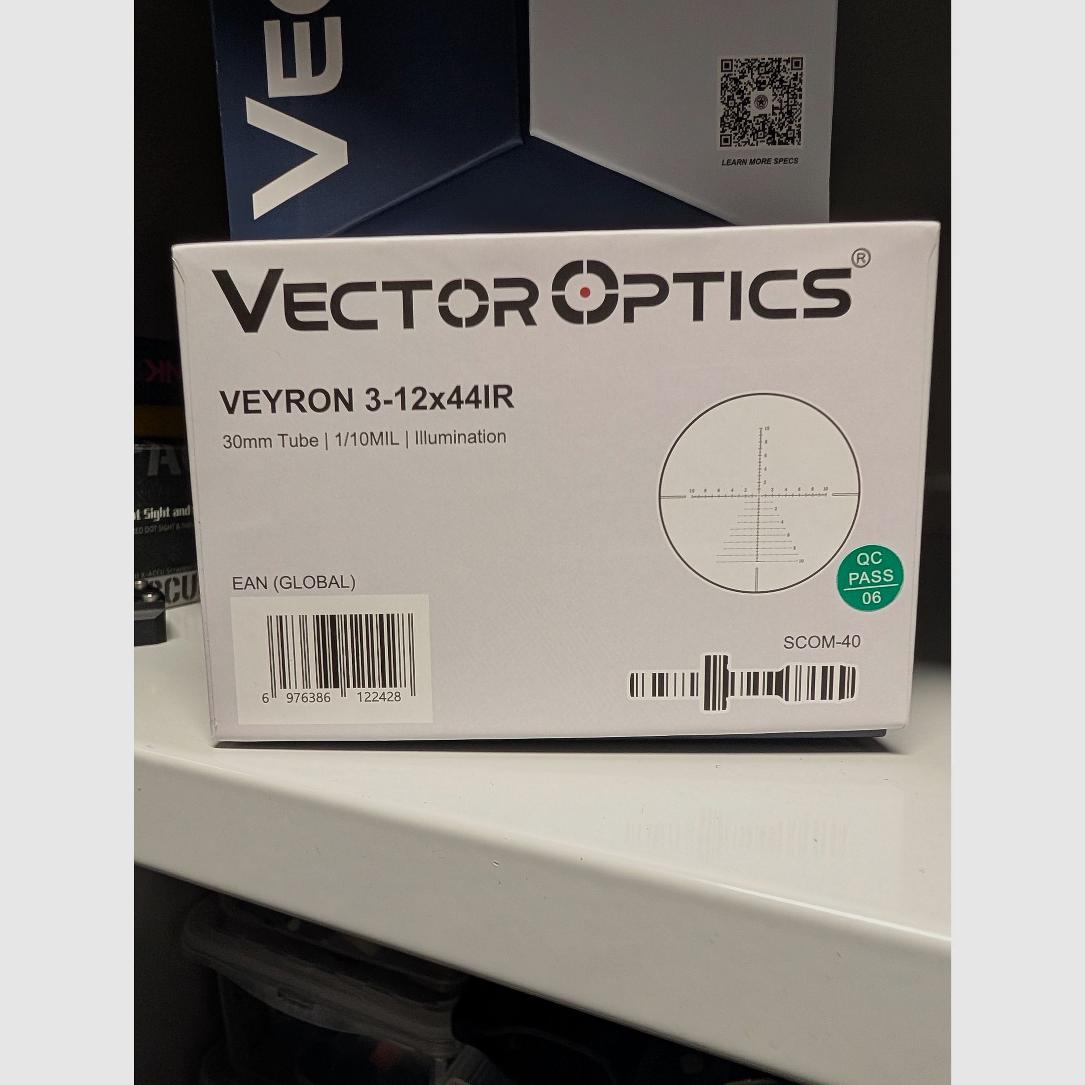 Vector Optics SCOM-40 Veyron 3-12x44IR inkl. UTG Blockmontage, Bild 2 von 2