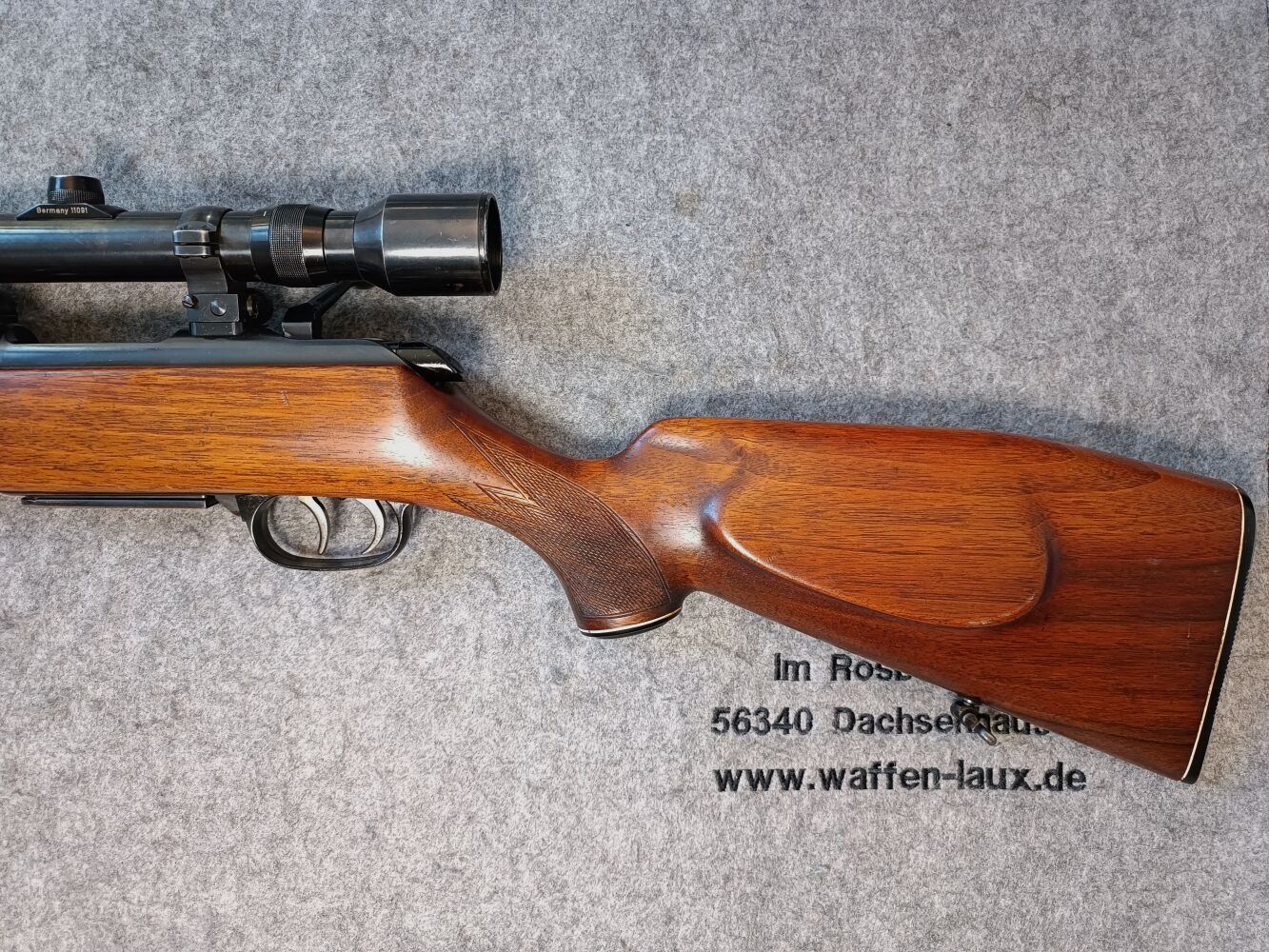 Krico Kriegeskorte Repetierstutzen mit ZF Hubertus 4fach Optik