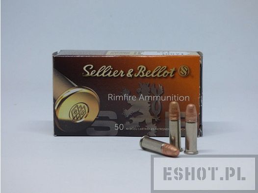 S&B rimfire ammunition cal. .22LR HV, pack of 50