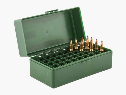 Boîte de rangement 50 munitions cal. 222 / 223 - Boîte Mégaline