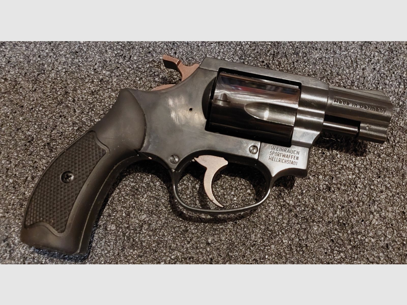 Weihrauch HW37 Cal. 9mm R.K. (PTB 887) OVP in ottime condizioni (Arminius HW 37)