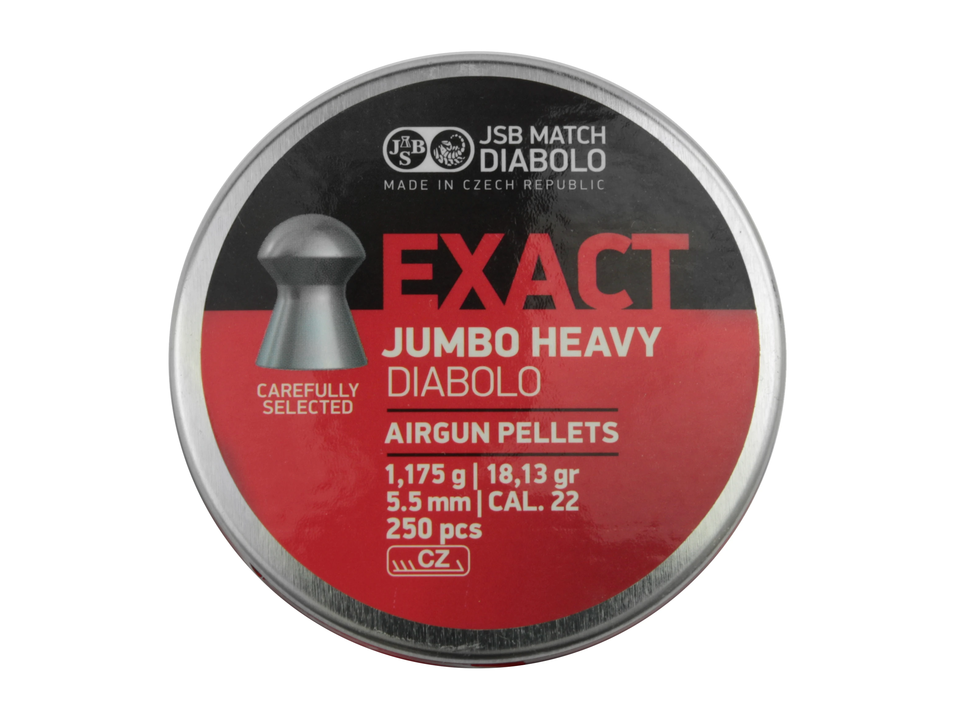 Balines diabolo JSB Exact JUMBO Heavy 5,52 mm 250 unidades