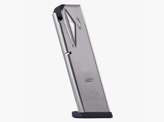 BERETTA 92FS, 92G, 92X, M9 chargeur nickel de 15 coups 9mm