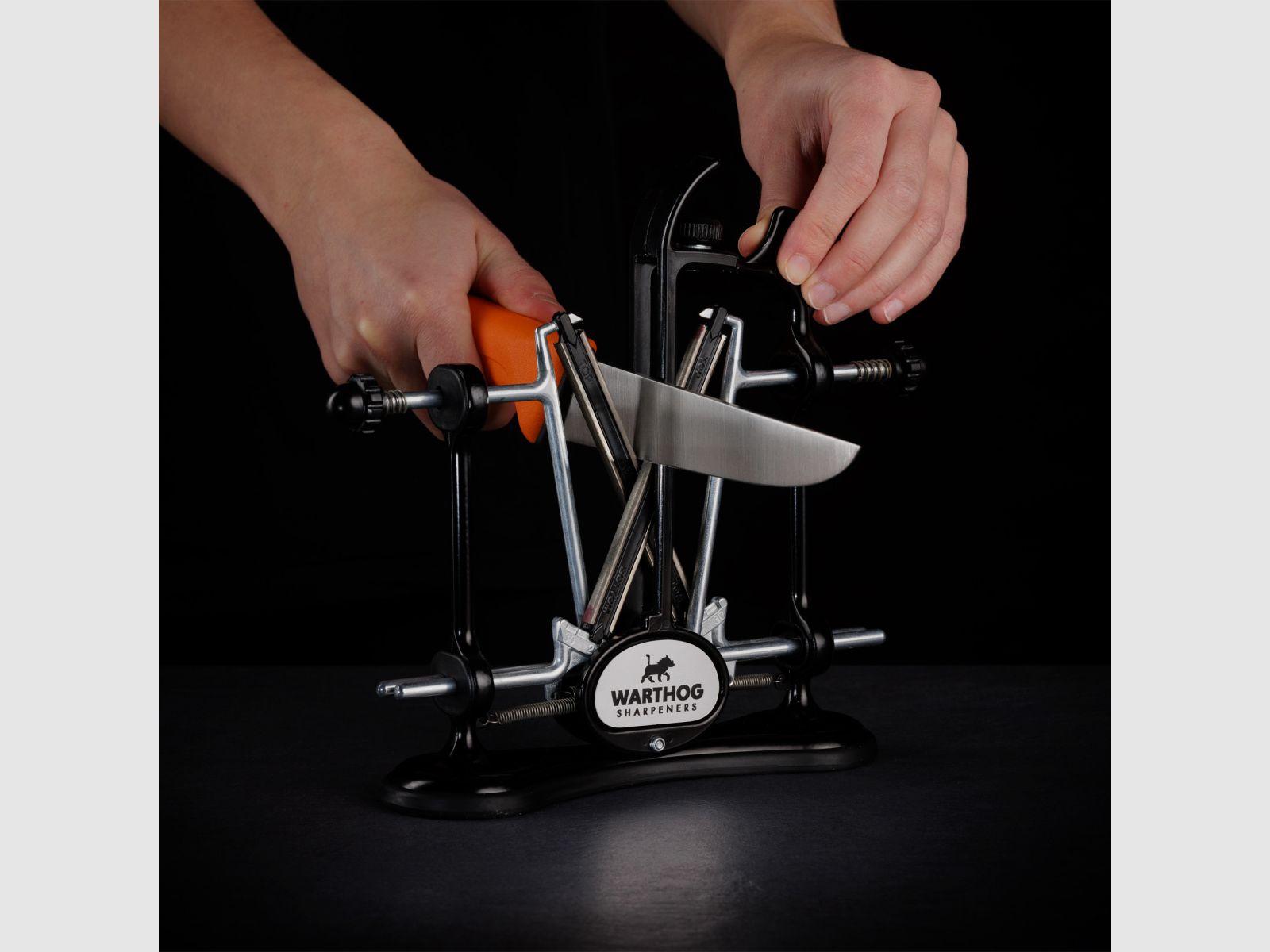 EUROHUNT V-Sharp A4 Messerschärfer - Schwarz