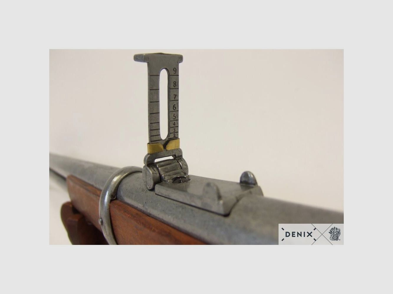 Dekorative Replik Denix Amerikanische Lever-Action-Gewehr 1866 - Metall- und Holz-Finish - Authentische Historische Sammlung, Bild 5 von 5