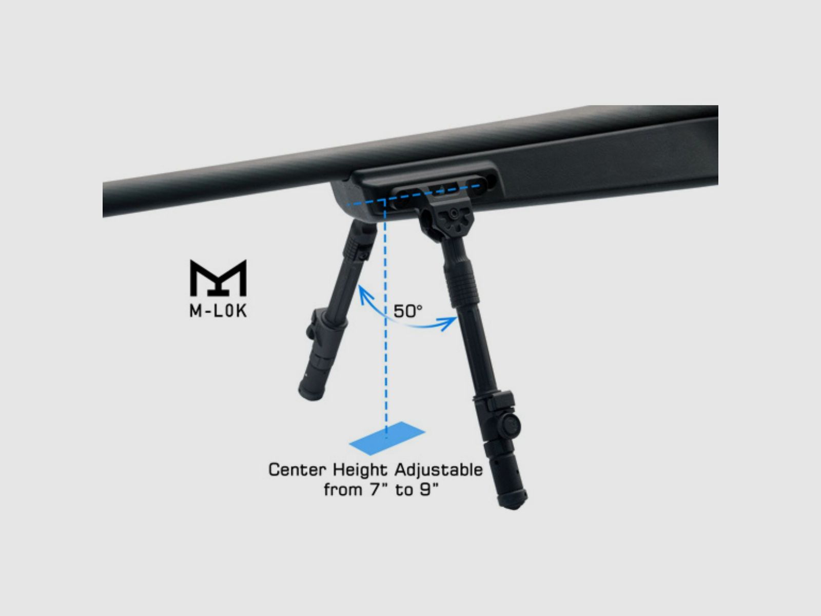 UTG Bipod Recon Flex II M-LOK, image 2 of 4