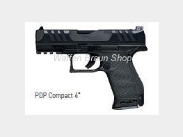 Walther PDP  F-Serie 4.0 Zoll 9mm Luger 15 Schuß OR INT