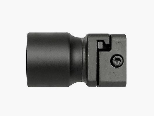 Adaptador Picatinny MIDWEST INDUSTRIES para sistema de tubo de amortiguación Adaptador de culata plegable