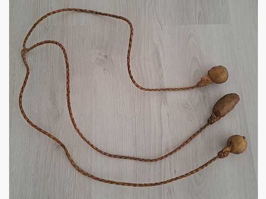 Bola sud-américaine, arme de jet gaucho, capture de bétail, chasse, fait main, cuir véritable