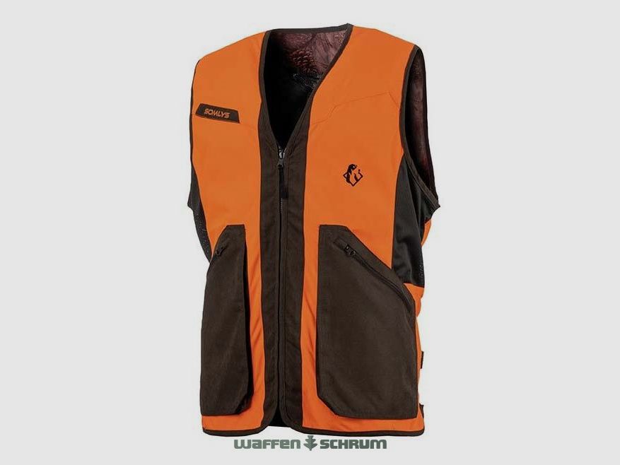 Somlys Wendeweste Classy Orange / Camouflage