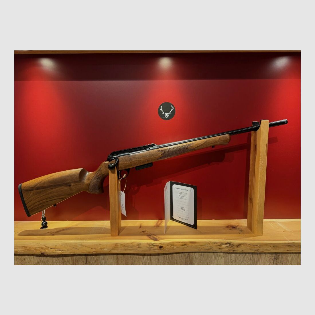 Anschütz 1771 D G-15x1 Niemiecka kolba, 51cmLL, bezpośredni spust