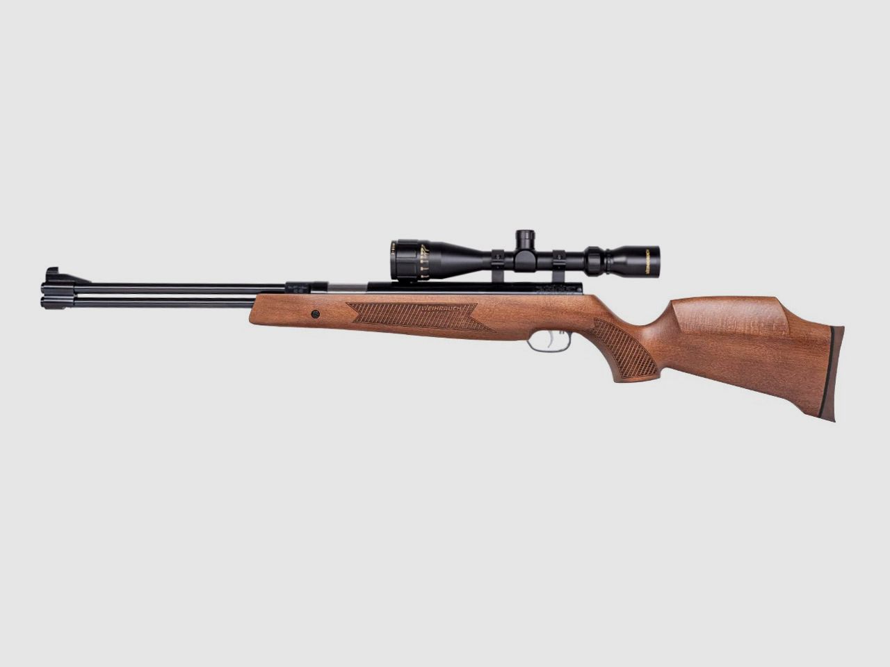 Starrlauf Luftgewehr Weihrauch HW 77 K Match Buchenholzschaft Kaliber 5,5 mm (P18)