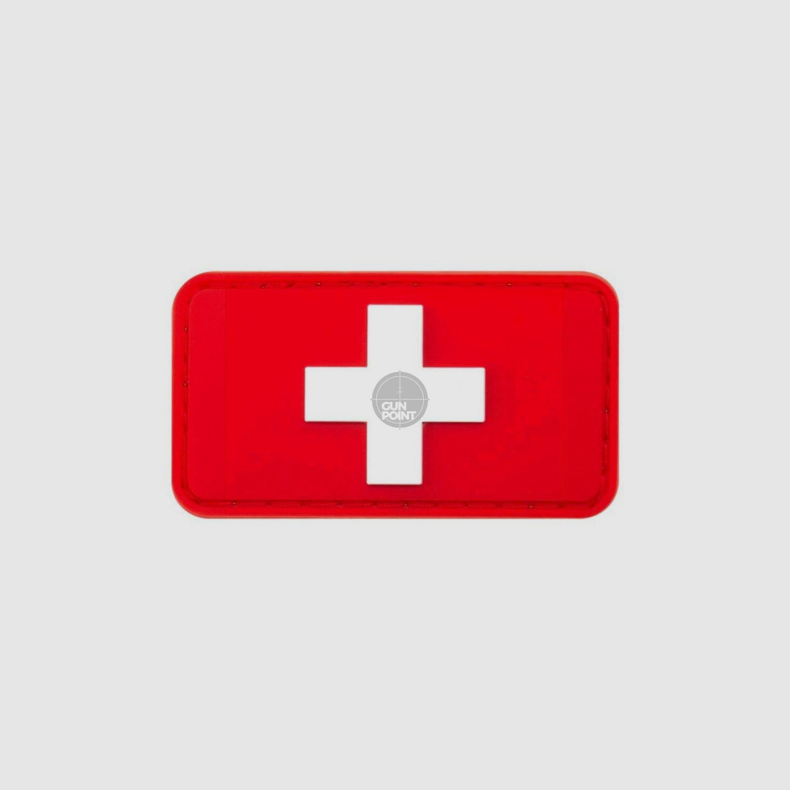 JTG Swiss Flag Rubber Patch-Multicolor