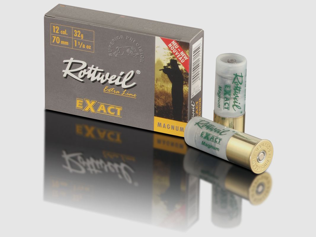 Rottweil Extra Line Exact Magnum Kal. 12/76 32g - Box mit 5 Stk.