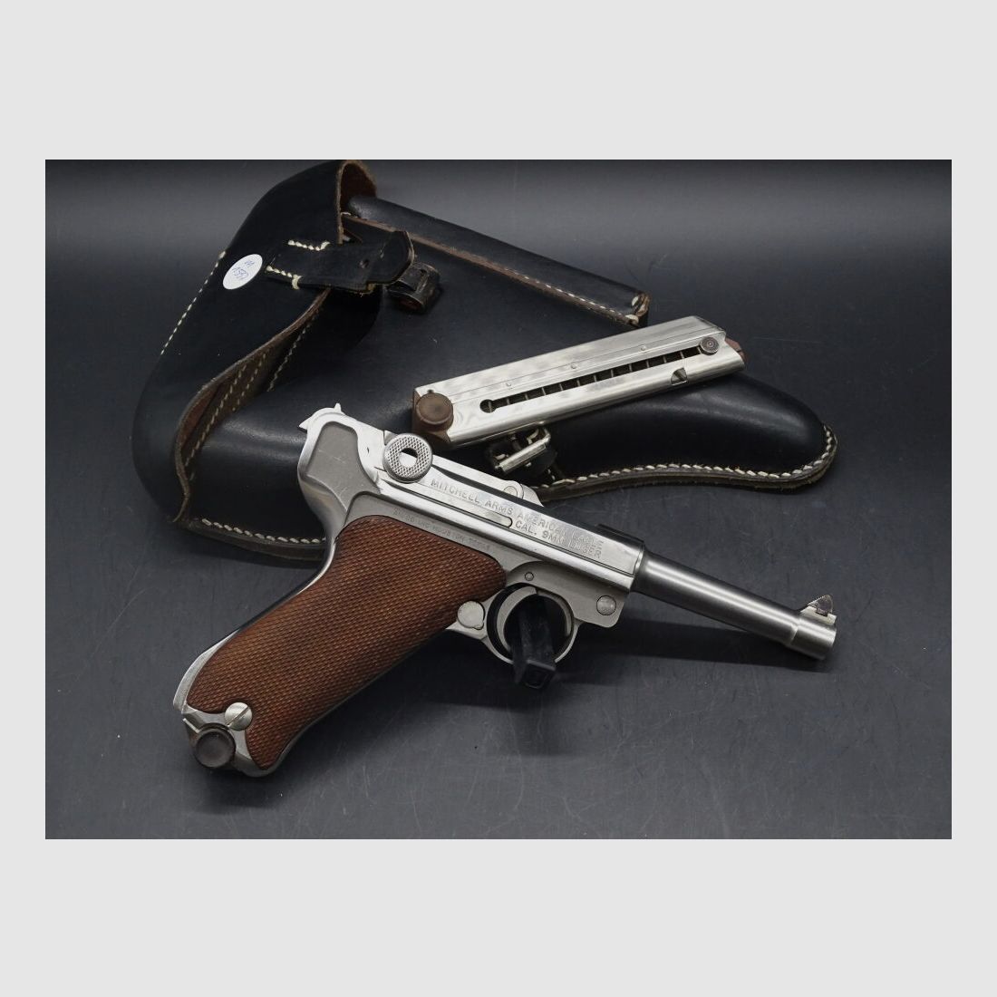 Mitchell Arms American Eagle P 08 Kaliber 9mm Luger Bj 1992 P08 inclusief holster en reservemagazijn