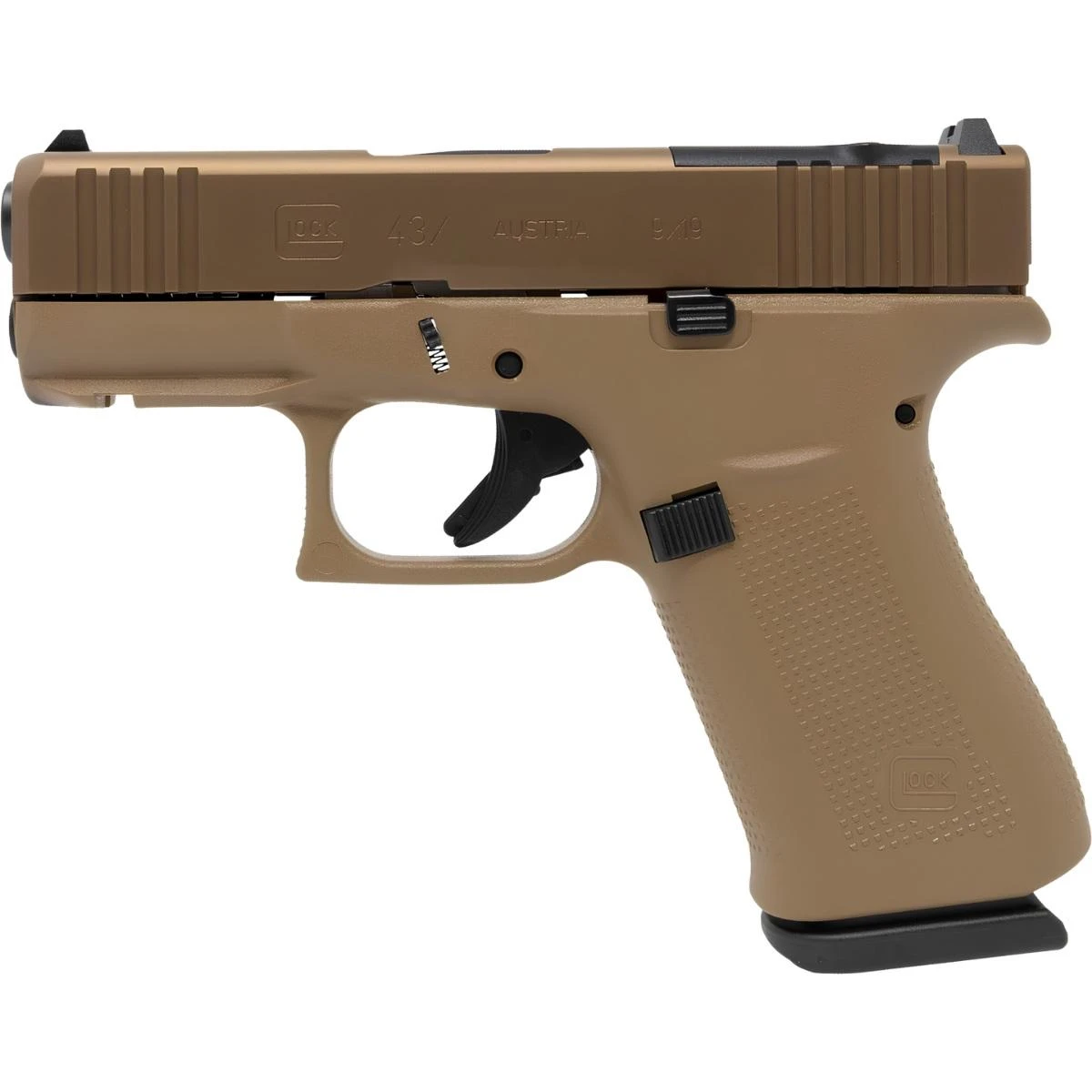 GLOCK 43X MOS cal. 9x19 COYOTE