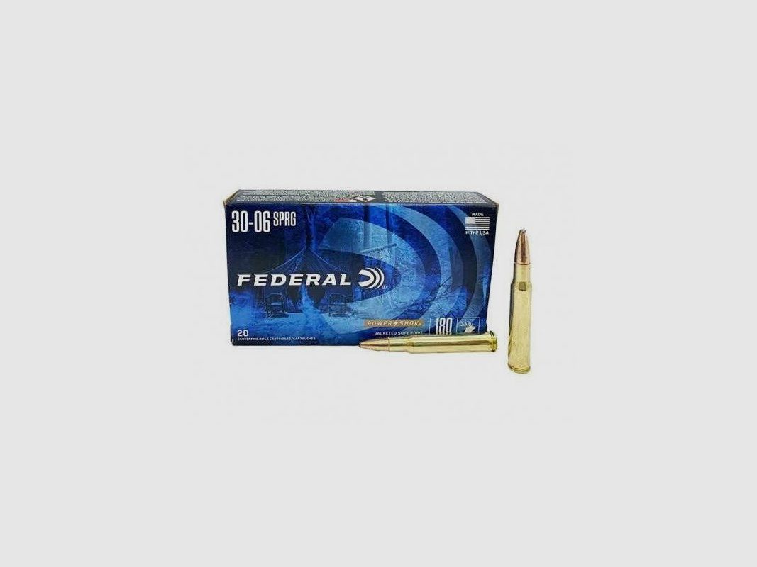 Federal 30-06 Sprg. PowerShock SP 180grs, afbeelding 1 van 2