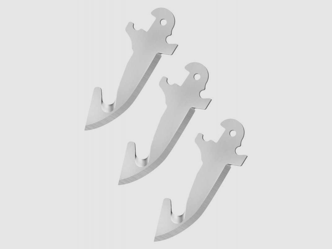 Cold Steel Click-N-Cut Ersatzklingen, Gut-Hook-Klingen, 3er Pack