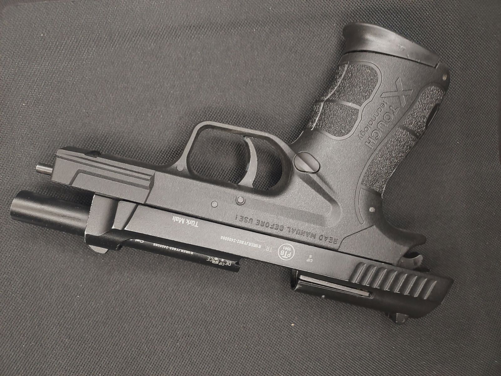 Retay X Pro Schreckschuss Pistole 9mm P.A.K. brüniert (PTB 1041) 