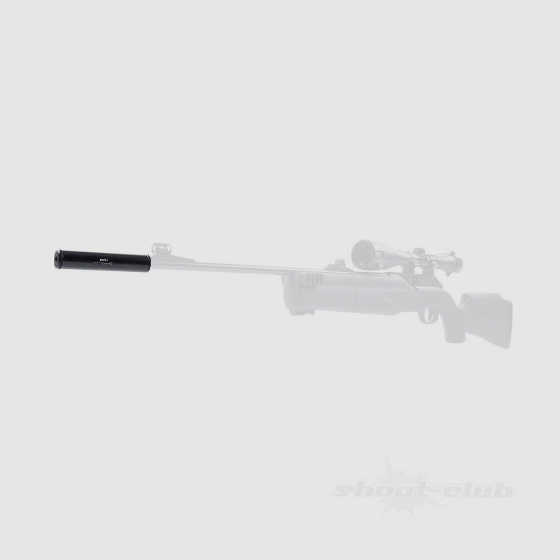 shoXx Schalldämpfer Luftgewehr/Co2 4,5mm & 5,5mm, M14x1