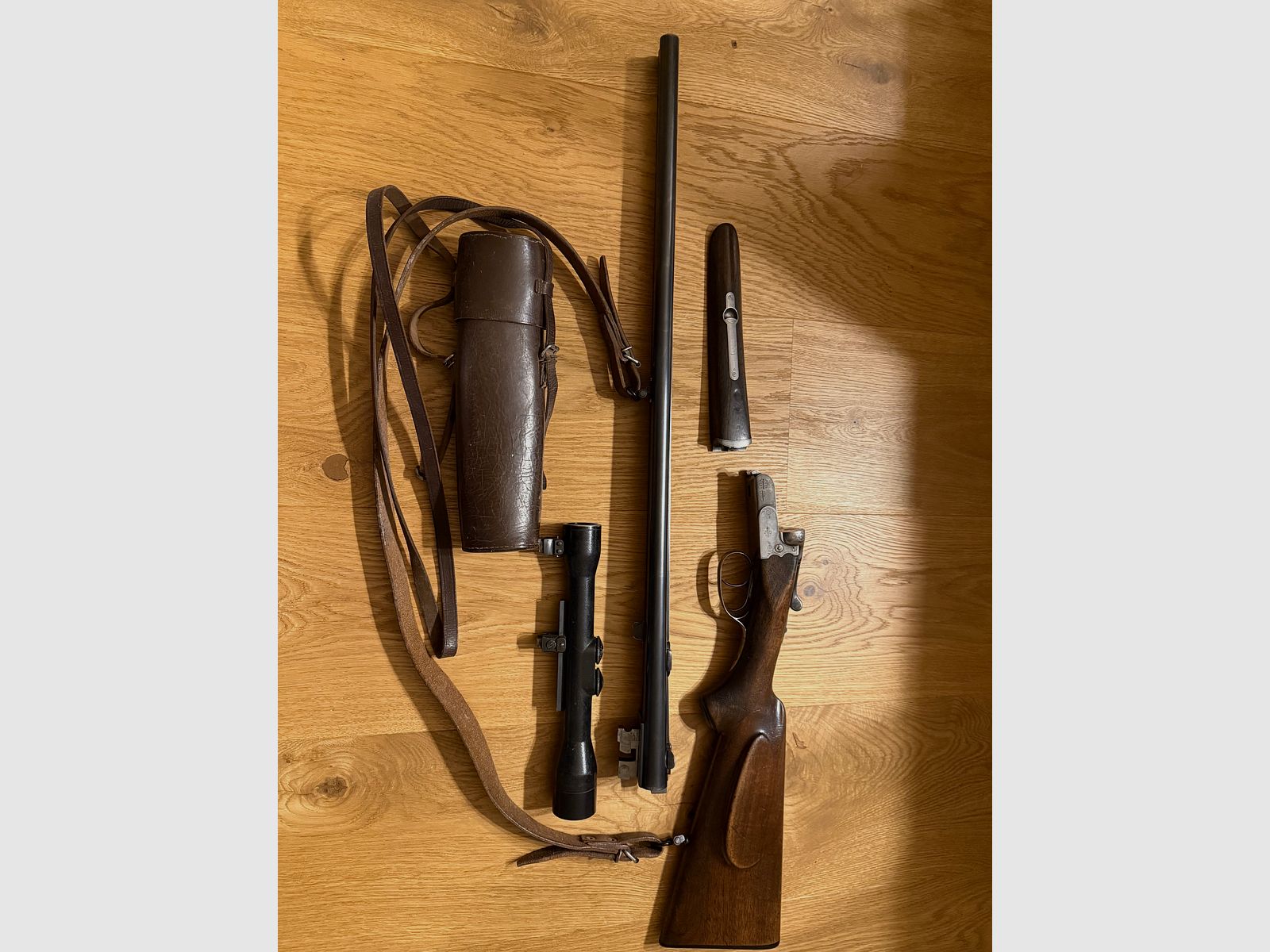 Dwulufowa strzelba/strzelba poprzeczna Bühag Suhl kal. 16/70