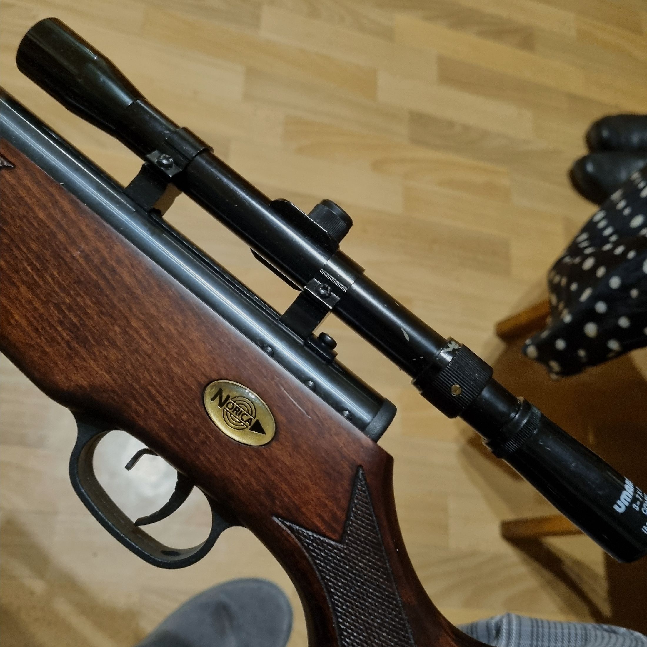 Norica Marvic Gold, 4,5 mm, ZF 3-7x20, Holzschaft