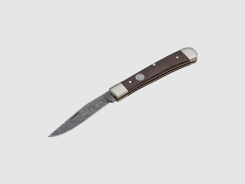 Böker Trapper acero damasco de máquina de vapor
