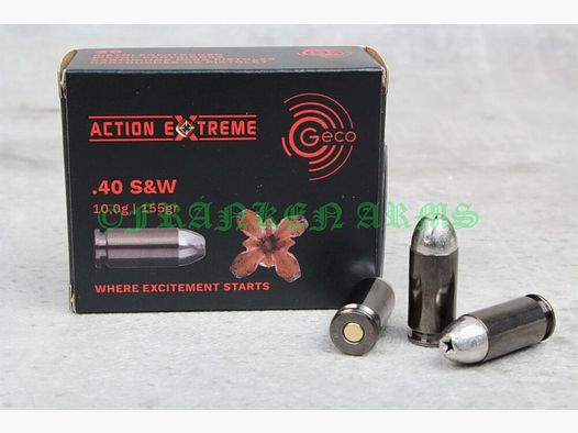 Geco	 .40 S&W Action Extreme 155gr. 10,0g 20 Stück Staffelpreise