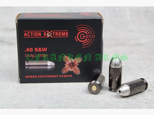 Geco .40 S&W Action Extreme 155gr. 10.0g 20 pieces bulk prices