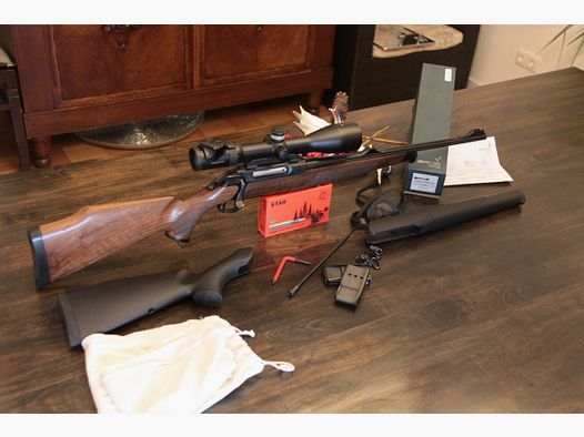 Sauer 202 mit zwei Schaftsätzen in 8x57iS inkl. Swarovski z6i 2,5-15x56