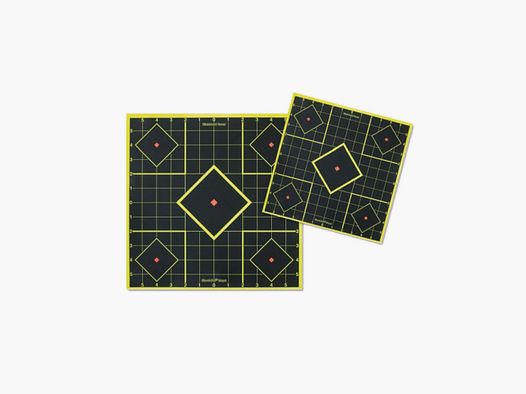 Shoot-N-C Sight-In Targets - Birchwood Casey 6 targets + 36 stickers