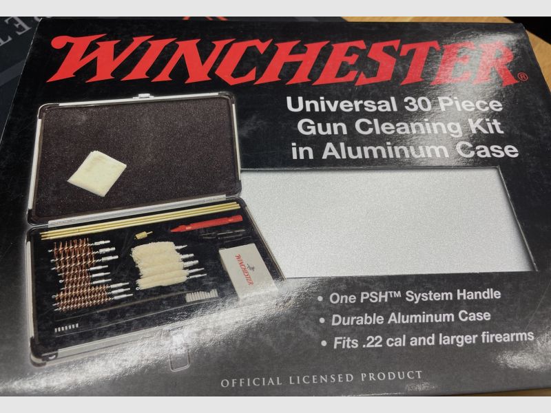 Winchester Universal Reinigungskit 30-teilig Kaliber .22-.45 Flinten Kaliber 12/20/.410