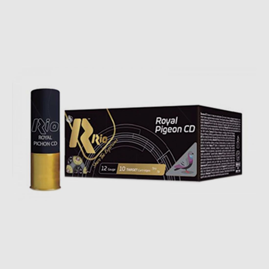 RIO Patronen ROYAL PICHON CD Kal.12 pb.6 spezielle Taube