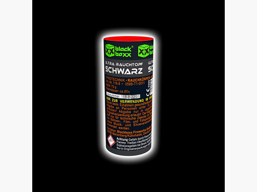 Blackboxx Ultra Smoke Pot 90 Sec. - Black
