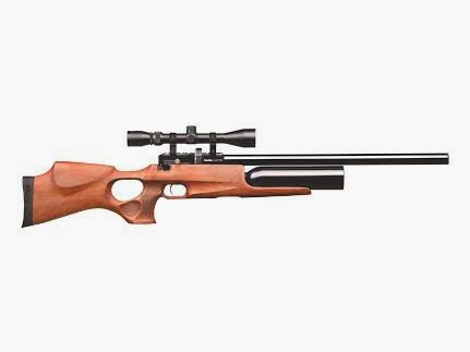 Kral Arms Auto semi -automaat in 5,5mm met walnotenkolf. meerschots