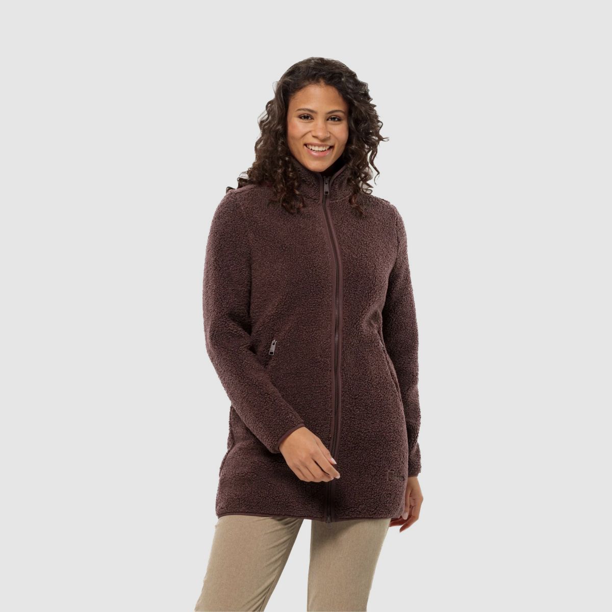JACK WOLFSKIN High Curl Coat W Boysenberry