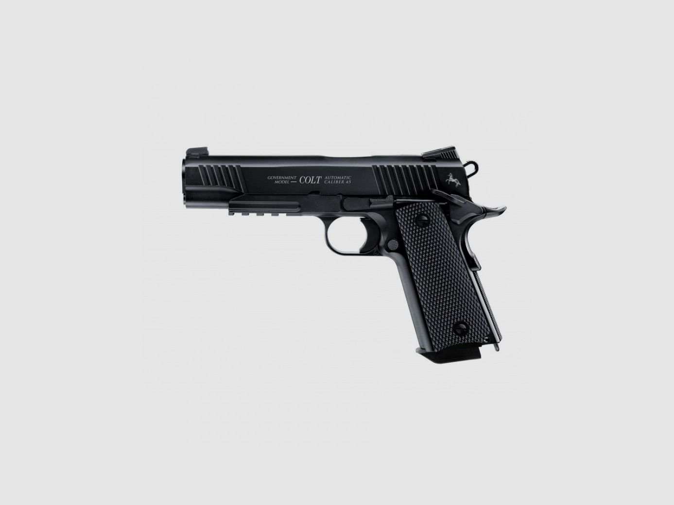 Colt M45 A1 CQBP CO2 Pistool kal. BB/4.5 Zwart, afbeelding 1 van 2