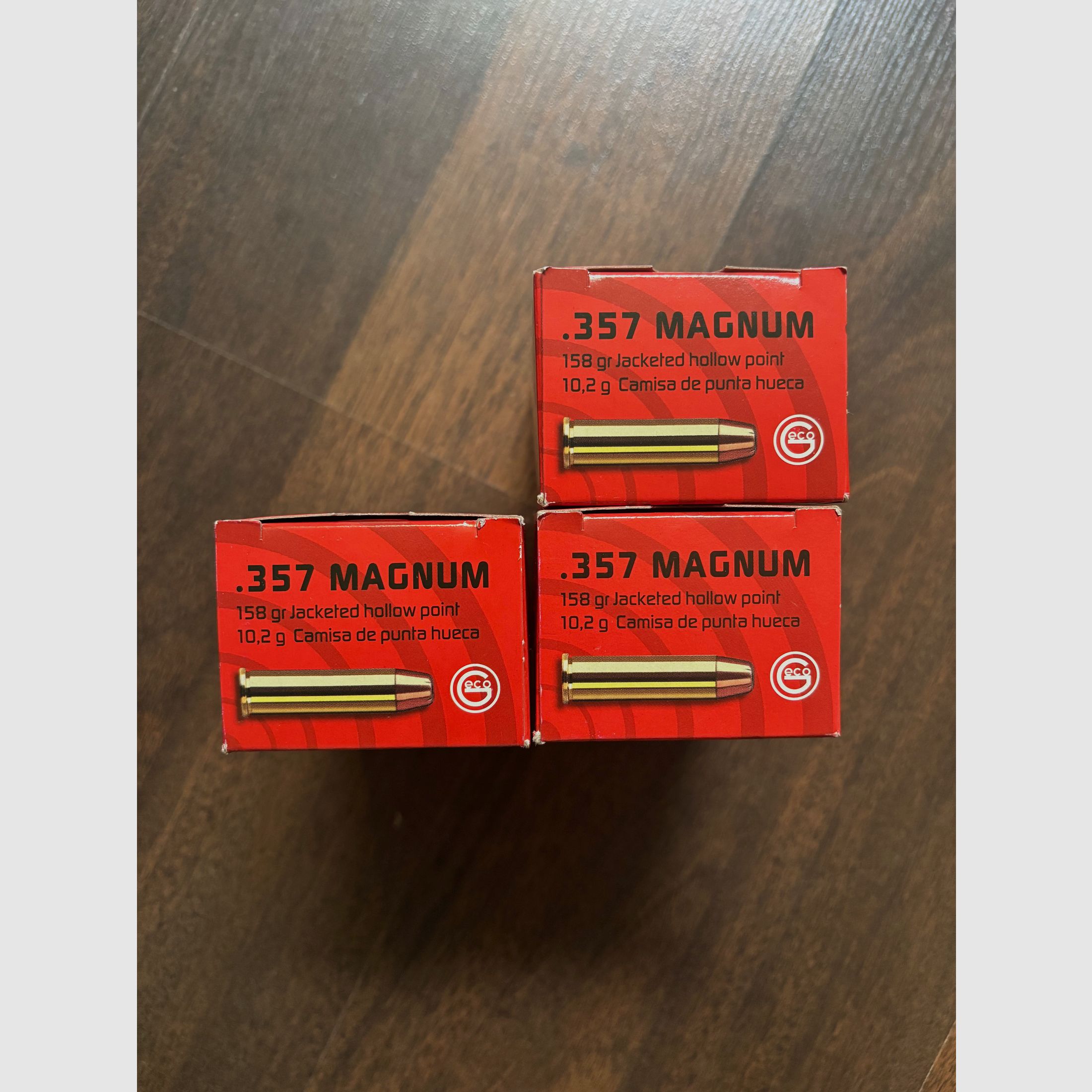 150 Schuss - GECO .357 Magnum Hohlspitz 10,2 g / 158 grs – Bewährte Präzision & starke Wirkung