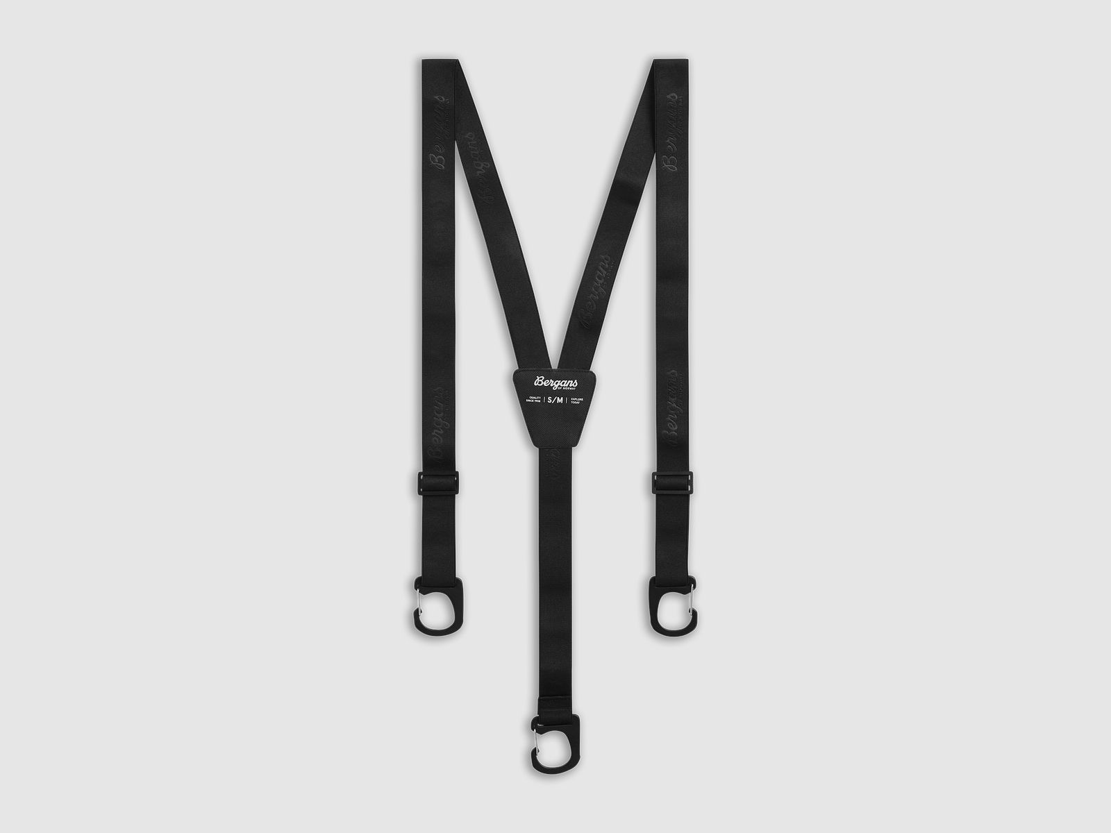 Bergans Beltloop Suspenders Black L/XL