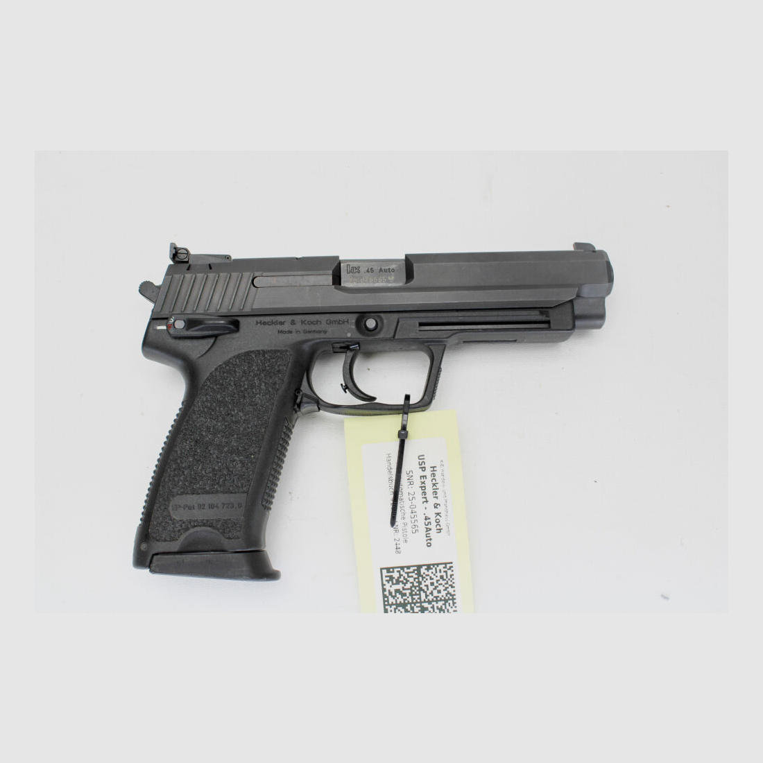 Pistola H&K HK USP EXPERT calibre .45 ACP maletín .45Auto