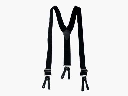 Ceinture de bretelles Woodline noire 50 mm
