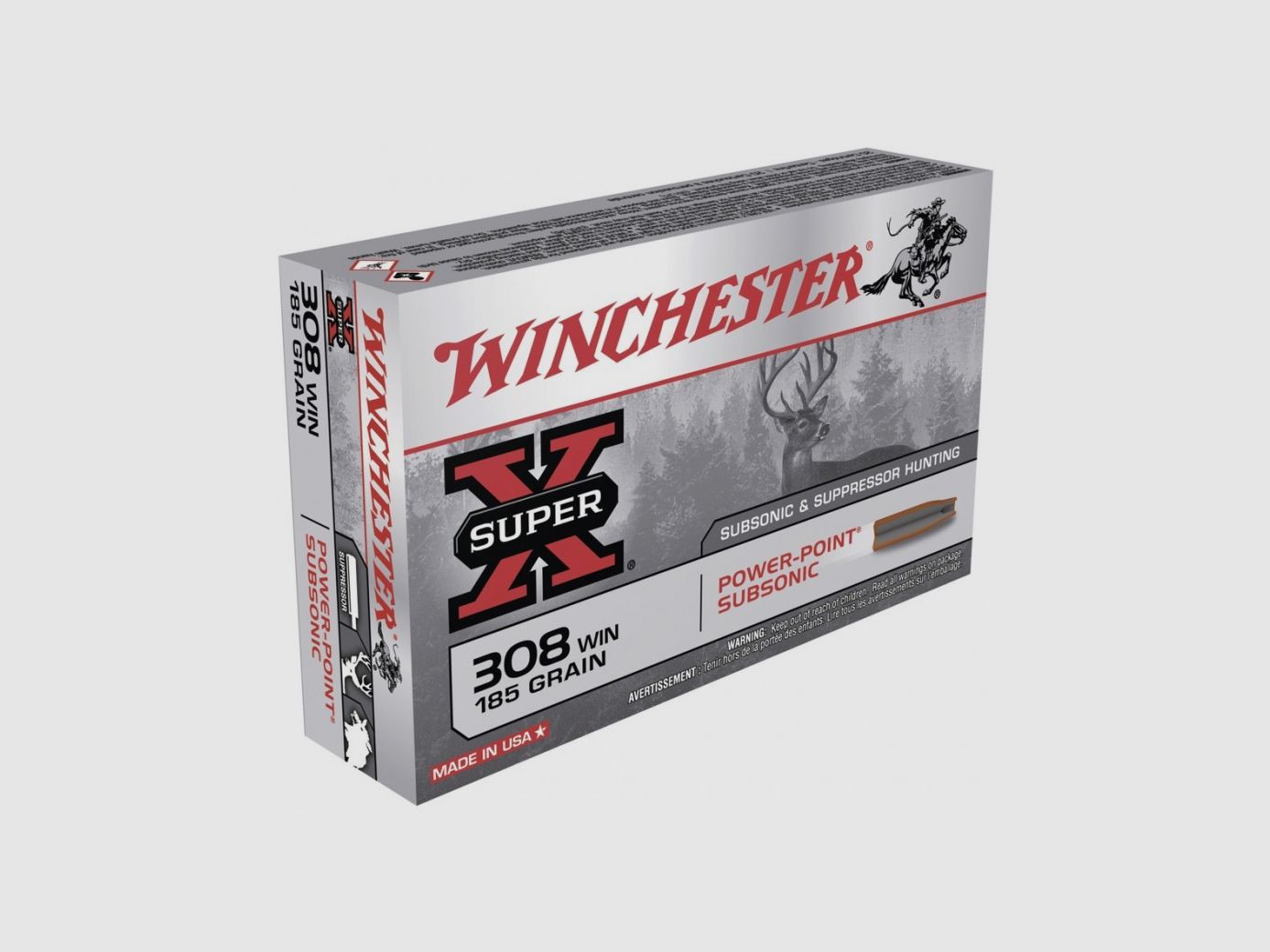 POWER POINT SUBSONIC - WINCHESTER | 308 Win, 12 g