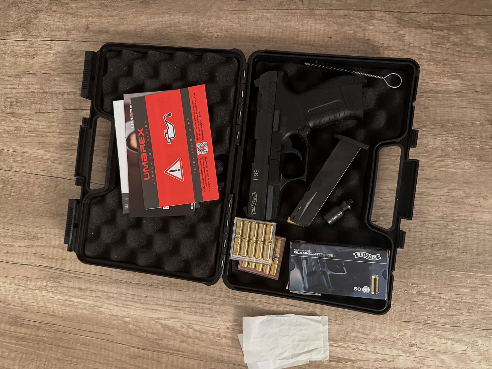 Walther P99 blank firing gun