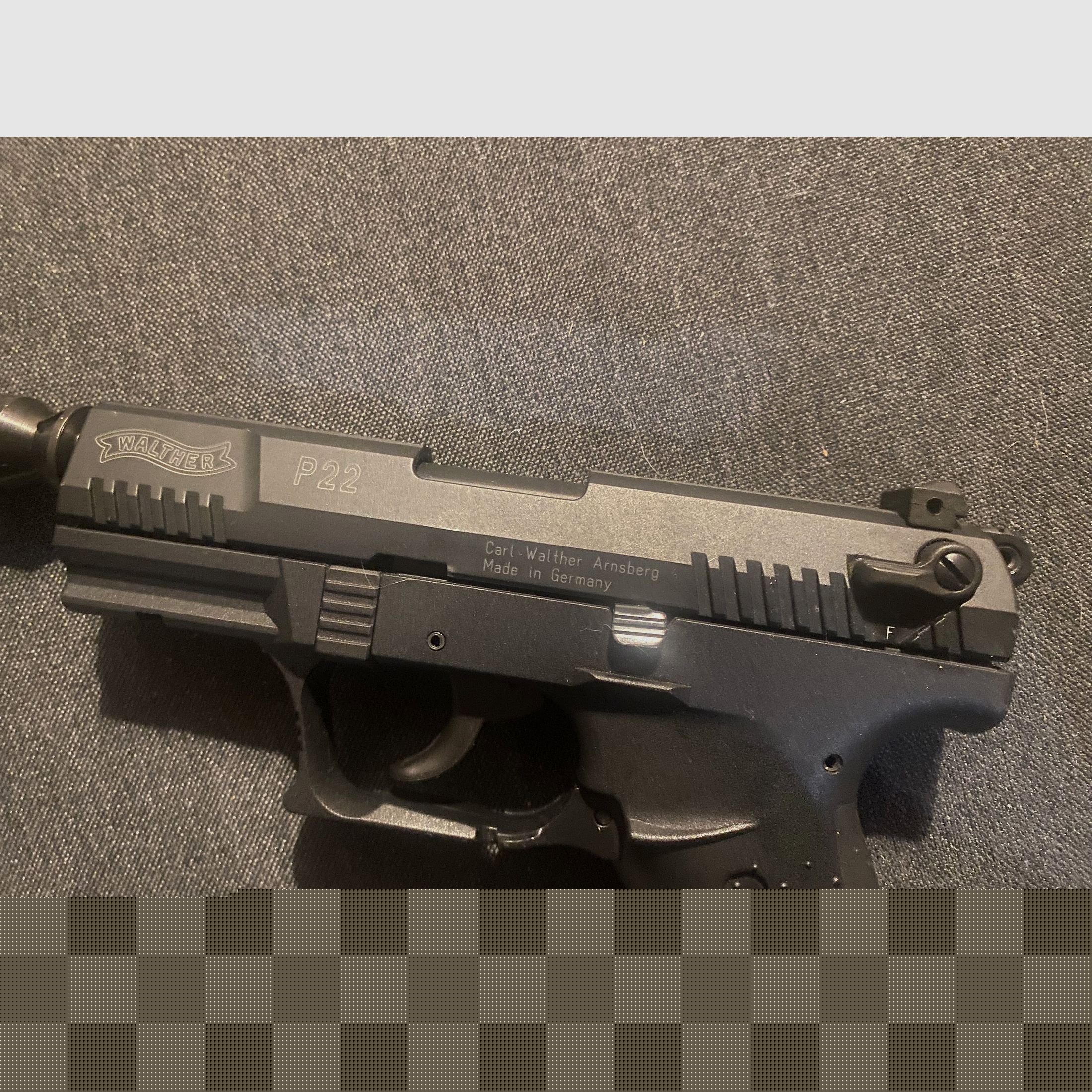 Walther P22 PAK 9mm pistola a salve