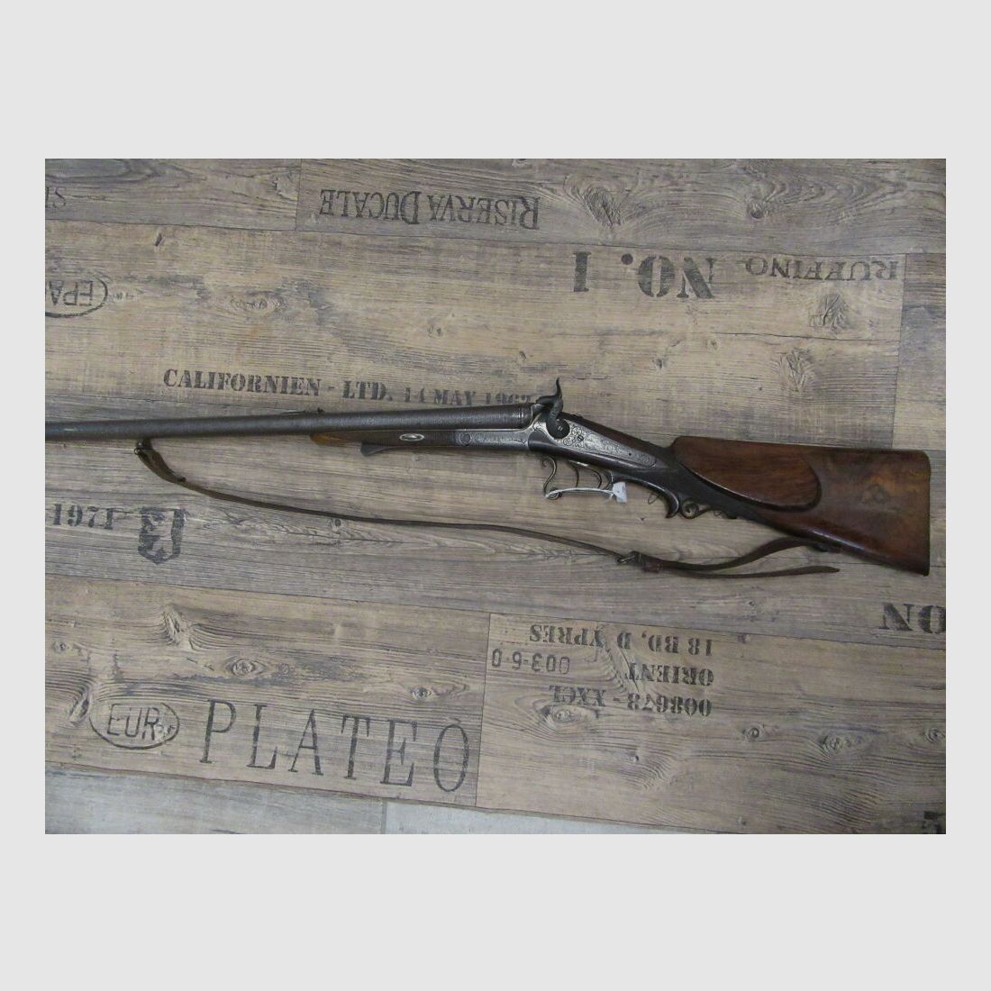 Inconnu fusil de chasse