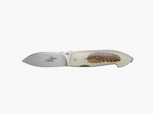 Viper Klappmesser mit Wachtel-Feder am Griff mod. Timeless Piuma art.V5400IN-BC VIPER